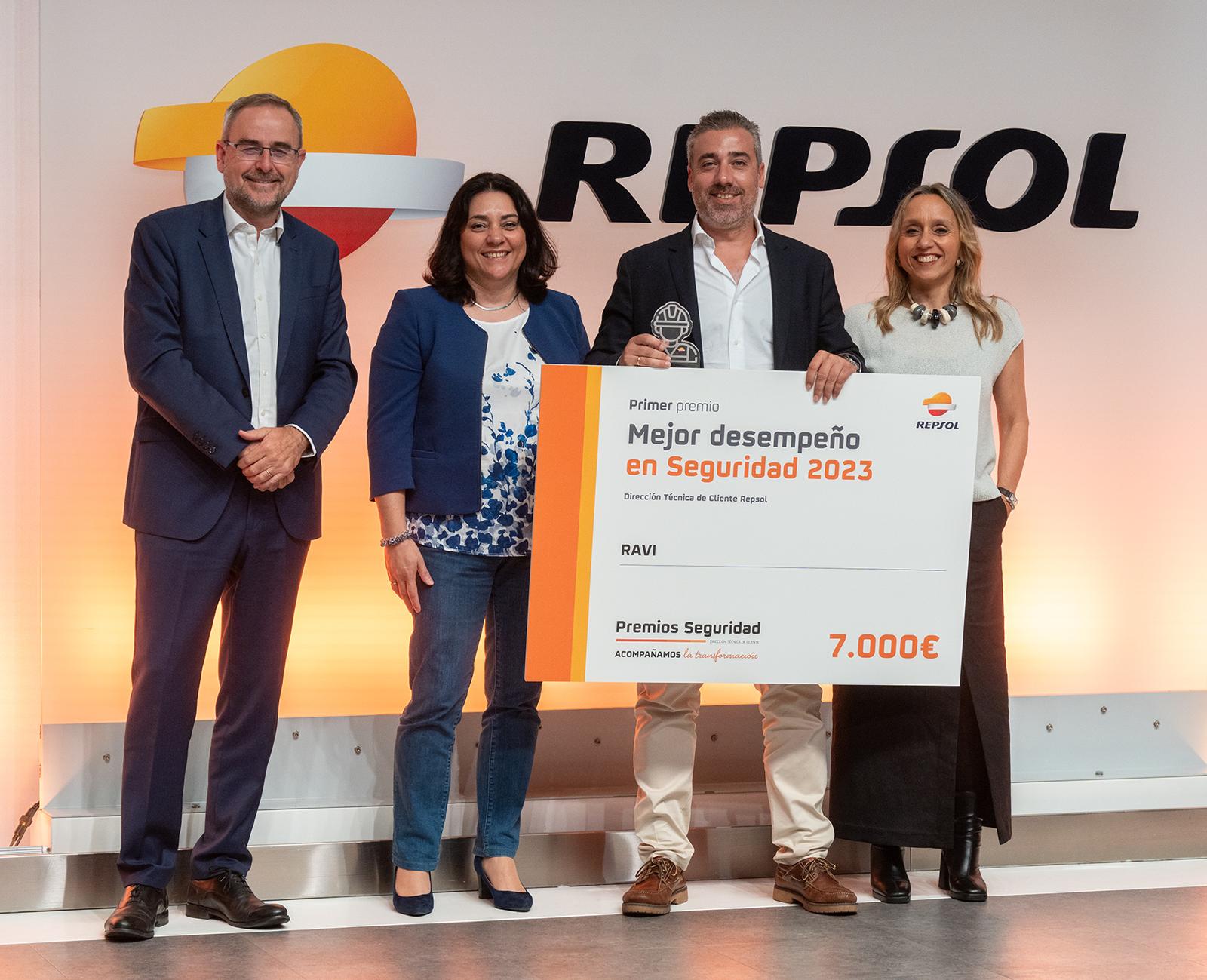 Lee más sobre el artículo Repsol premia a RAVI por su desempeño en materia de seguridad